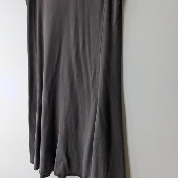 James Perse Sleeveless Tank Mini Swing Dress Grey Size Medium - Picture 7 of 13